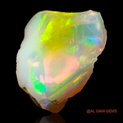 Natural Fire Opal Gemstone 2.00 Cts Loose Fancy Rough From Ethiopia 11x7x6 mm E-493