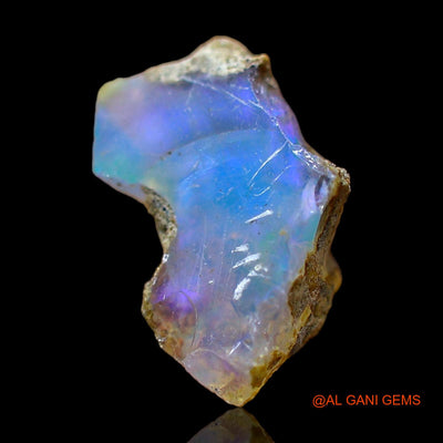 1.50 Cts Natural Ethiopian Fire Opal Loose Gemstone Fancy Rough 12x7x5 mm E-494
