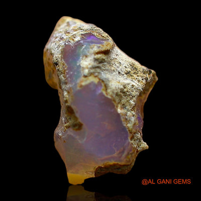1.50 Cts Natural Ethiopian Fire Opal Loose Gemstone Fancy Rough 12x7x5 mm E-494