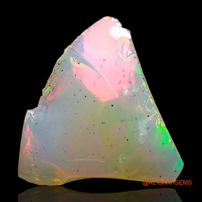 Natural Fire Opal Gemstone 2.00 Cts Loose Fancy Rough From Ethiopia 10x9x6 mm E-495