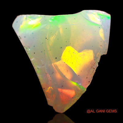 Natural Fire Opal Gemstone 2.00 Cts Loose Fancy Rough From Ethiopia 10x9x6 mm E-495