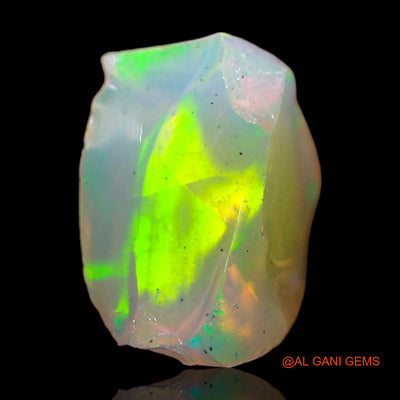 Natural Fire Opal Gemstone 2.00 Cts Loose Fancy Rough From Ethiopia 10x9x6 mm E-495