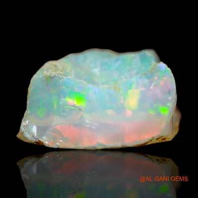 Natural Untreated Fire Opal Loose Gemstone Fancy Rough From Ethiopia 1.70 Cts 10x9x5 mm E-496