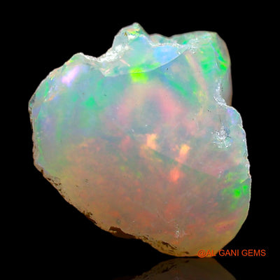 Natural Untreated Fire Opal Loose Gemstone Fancy Rough From Ethiopia 2.00 Cts 10x9x6 mm E-497