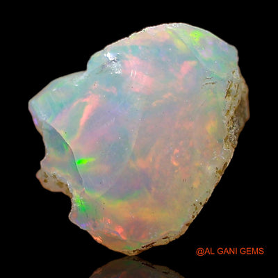 Natural Untreated Fire Opal Loose Gemstone Fancy Rough From Ethiopia 2.00 Cts 10x9x6 mm E-497