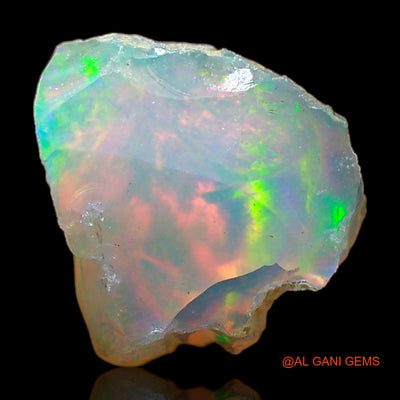 Natural Untreated Fire Opal Loose Gemstone Fancy Rough From Ethiopia 2.00 Cts 10x9x6 mm E-497