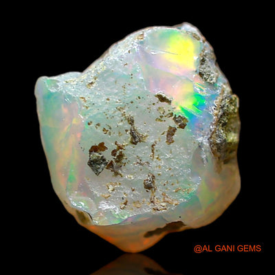 Natural Fire Opal Gemstone 2.00 Cts Loose Fancy Rough From Ethiopia 8x8x7 mm E-498