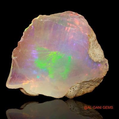 2.00 Cts Unheated Ethiopian Fire Opal Loose Gemstone Fancy Rough Natural 13x12x4 mm E-49