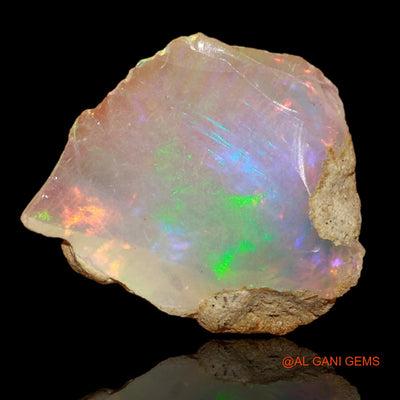 2.00 Cts Unheated Ethiopian Fire Opal Loose Gemstone Fancy Rough Natural 13x12x4 mm E-49