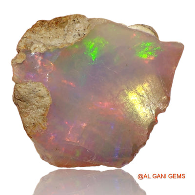 2.00 Cts Unheated Ethiopian Fire Opal Loose Gemstone Fancy Rough Natural 13x12x4 mm E-49
