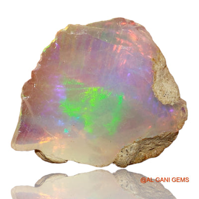 2.00 Cts Unheated Ethiopian Fire Opal Loose Gemstone Fancy Rough Natural 13x12x4 mm E-49