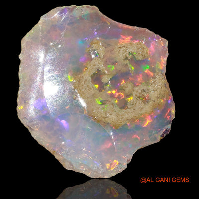 4.90 Cts Unheated Ethiopian Fire Opal Loose Gemstone Fancy Rough Natural 18x13x4 mm E-4