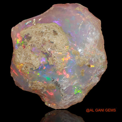 4.90 Cts Unheated Ethiopian Fire Opal Loose Gemstone Fancy Rough Natural 18x13x4 mm E-4