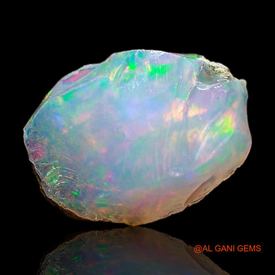 1.00 Cts Natural Ethiopian Fire Opal Fancy Rough Loose Gemstone For Jewelry 9x7x4 mm E-500