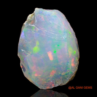 1.00 Cts Natural Ethiopian Fire Opal Fancy Rough Loose Gemstone For Jewelry 9x7x4 mm E-500