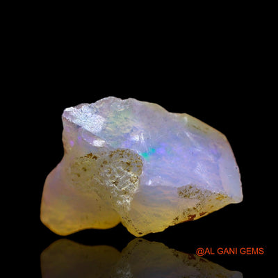 5.00 Cts Natural Ethiopian Fire Opal Loose Gemstone Fancy Rough 18x11x9 mm E-501