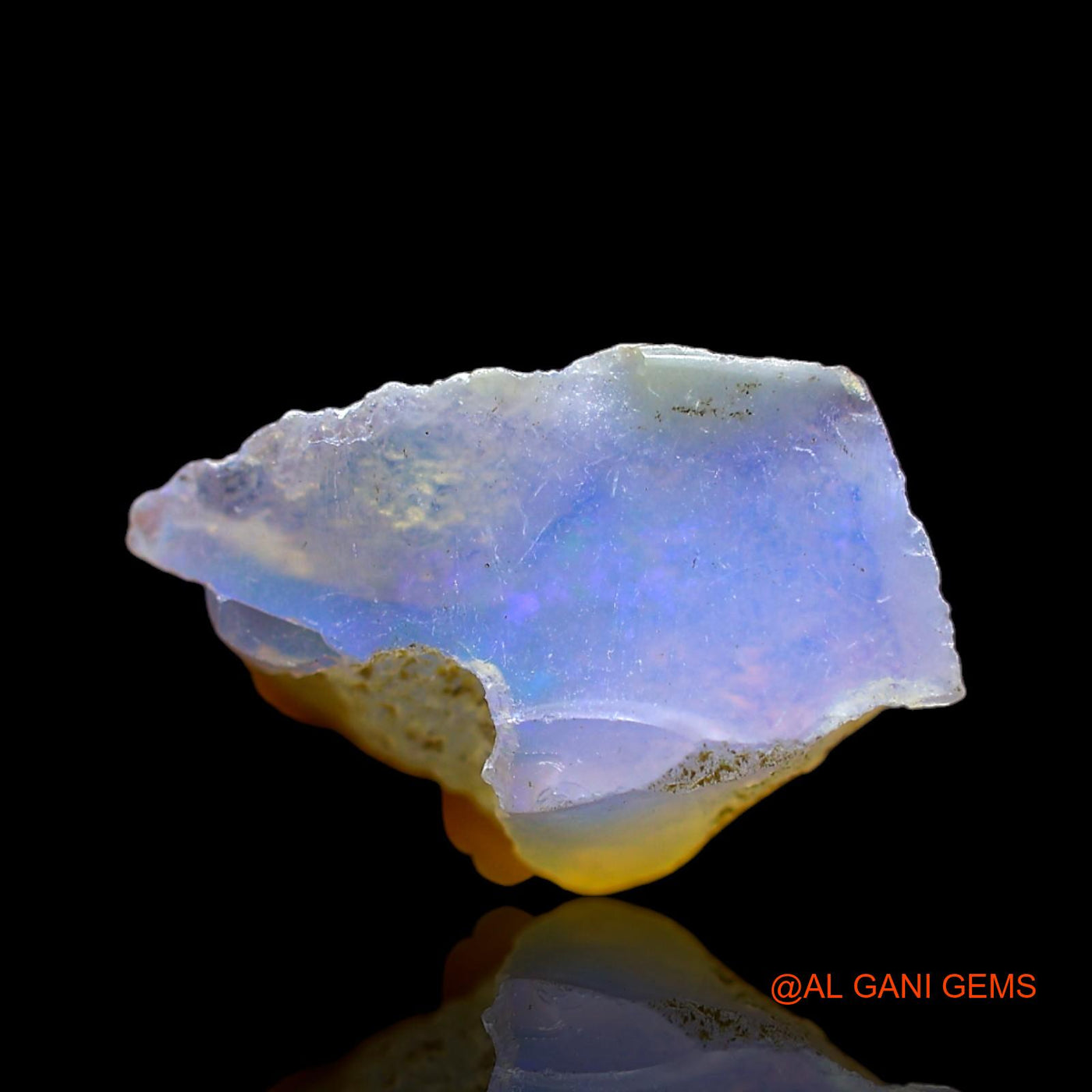 5.00 Cts Natural Ethiopian Fire Opal Loose Gemstone Fancy Rough 18x11x9 mm E-501