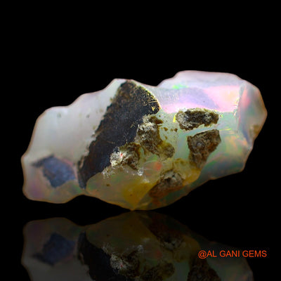 Natural Untreated Fire Opal Loose Gemstone Fancy Rough From Ethiopia 3.00 Cts 16x8x6 mm E-502