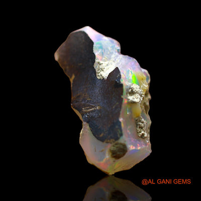 Natural Untreated Fire Opal Loose Gemstone Fancy Rough From Ethiopia 3.00 Cts 16x8x6 mm E-502