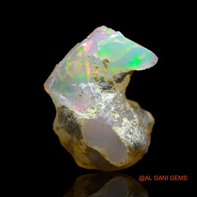 4.00 Cts Unheated Ethiopian Fire Opal Loose Gemstone Fancy Rough Natural 14x13x10 mm E-503