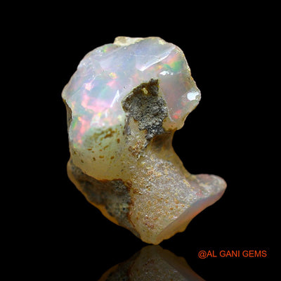 4.00 Cts Unheated Ethiopian Fire Opal Loose Gemstone Fancy Rough Natural 14x13x10 mm E-503
