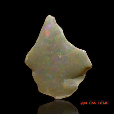 Natural Fire Opal Gemstone 2.00 Cts Loose Fancy Rough From Ethiopia 17x14x3 mm E-504
