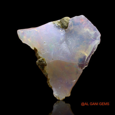 3.00 Cts Natural Ethiopian Fire Opal Loose Gemstone Fancy Rough 14x14x6 mm E-505