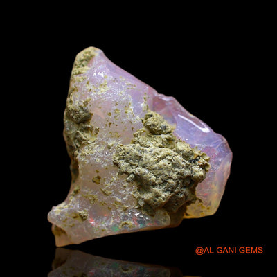 3.00 Cts Natural Ethiopian Fire Opal Loose Gemstone Fancy Rough 14x14x6 mm E-505