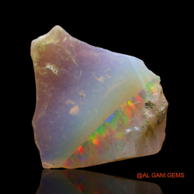 1.00 Cts Natural Ethiopian Fire Opal Fancy Rough Loose Gemstone For Jewelry 13x12x3 mm E-507