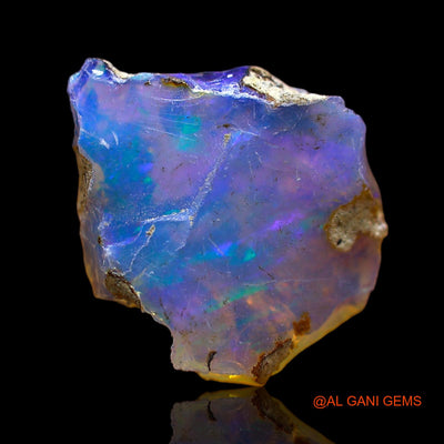 4.00 Cts Natural Ethiopian Fire Opal Loose Gemstone Fancy Rough 15x12x6 mm E-508