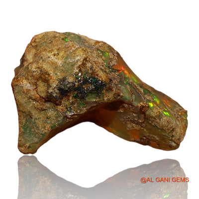 5.00 Cts Unheated Ethiopian Fire Opal Loose Gemstone Fancy Rough Natural 16x10x10 mm E-50