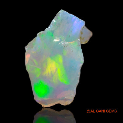 Natural Untreated Fire Opal Loose Gemstone Fancy Rough From Ethiopia 4.00 Cts 13x12x7 mm E-510