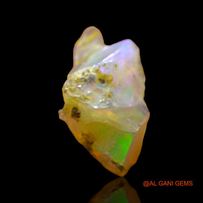 4.00 Cts Natural Ethiopian Fire Opal Loose Gemstone Fancy Rough 17x9x8 mm E-512
