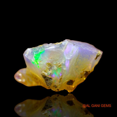 4.00 Cts Natural Ethiopian Fire Opal Loose Gemstone Fancy Rough 17x9x8 mm E-512