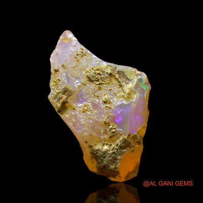 4.00 Cts Natural Ethiopian Fire Opal Loose Gemstone Fancy Rough 17x9x8 mm E-512