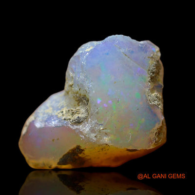 4.00 Cts Natural Ethiopian Fire Opal Fancy Rough Loose Gemstone For Jewelry 13x12x7 mm E-514