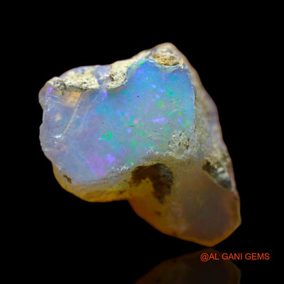 4.00 Cts Natural Ethiopian Fire Opal Fancy Rough Loose Gemstone For Jewelry 13x12x7 mm E-514