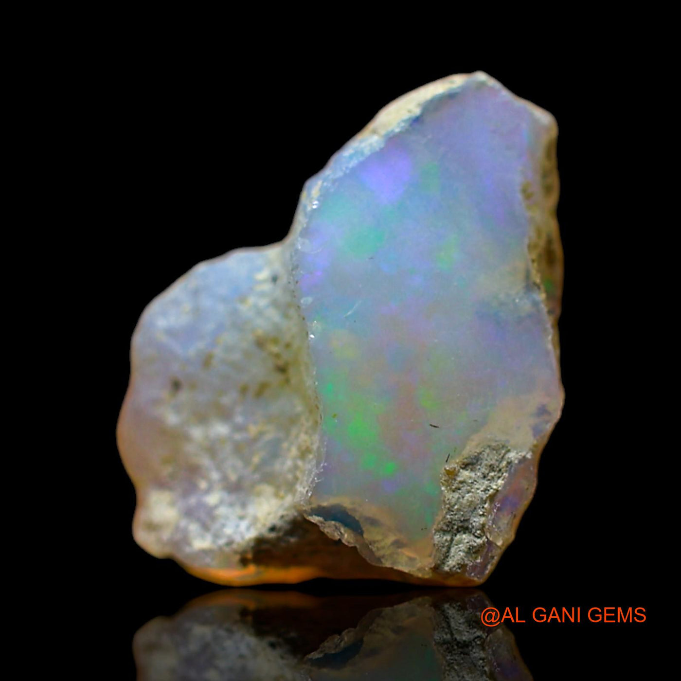 4.00 Cts Natural Ethiopian Fire Opal Fancy Rough Loose Gemstone For Jewelry 13x12x7 mm E-514