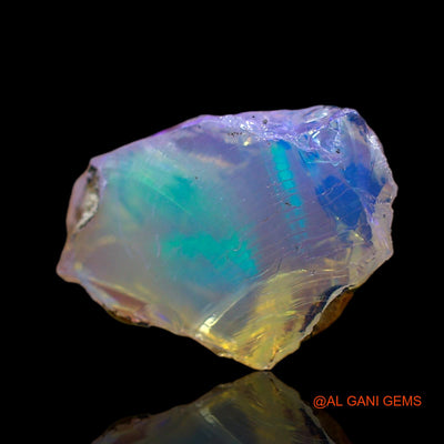 Natural Untreated Fire Opal Loose Gemstone Fancy Rough From Ethiopia 3.00 Cts 14x10x6 mm E-515