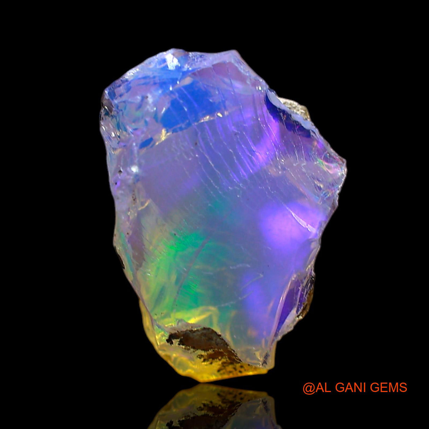 Natural Untreated Fire Opal Loose Gemstone Fancy Rough From Ethiopia 3.00 Cts 14x10x6 mm E-515