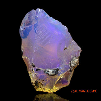 Natural Untreated Fire Opal Loose Gemstone Fancy Rough From Ethiopia 3.00 Cts 14x10x6 mm E-515