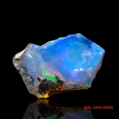 Natural Fire Opal Gemstone 3.00 Cts Loose Fancy Rough From Ethiopia 14x9x6 mm E-516