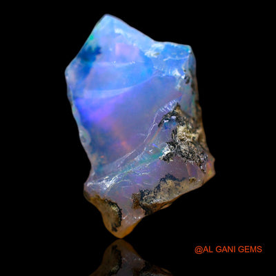 Natural Fire Opal Gemstone 3.00 Cts Loose Fancy Rough From Ethiopia 14x9x6 mm E-516