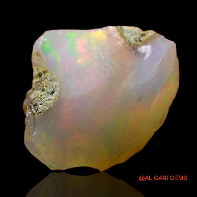 3.00 Cts Unheated Ethiopian Fire Opal Loose Gemstone Fancy Rough Natural 11x11x5 mm E-517