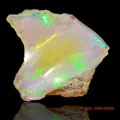 2.00 Cts Natural Ethiopian Fire Opal Fancy Rough Loose Gemstone For Jewelry 15x12x5 mm E-51