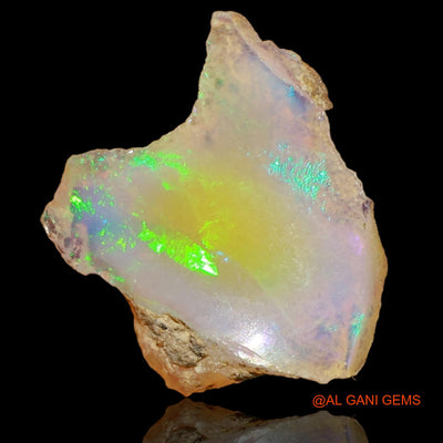 2.00 Cts Natural Ethiopian Fire Opal Fancy Rough Loose Gemstone For Jewelry 15x12x5 mm E-51