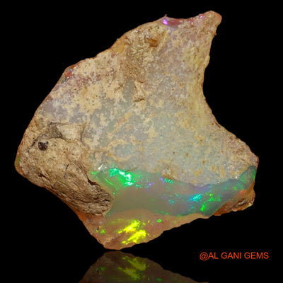2.00 Cts Natural Ethiopian Fire Opal Fancy Rough Loose Gemstone For Jewelry 15x12x5 mm E-51