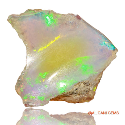 2.00 Cts Natural Ethiopian Fire Opal Fancy Rough Loose Gemstone For Jewelry 15x12x5 mm E-51