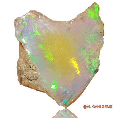 2.00 Cts Natural Ethiopian Fire Opal Fancy Rough Loose Gemstone For Jewelry 15x12x5 mm E-51