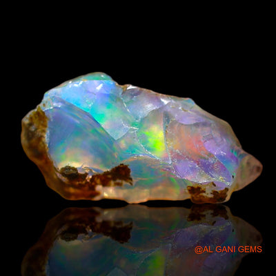 2.00 Cts Unheated Ethiopian Fire Opal Loose Gemstone Fancy Rough Natural 14x8x7 mm E-520